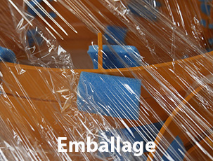 Emballage des pièces